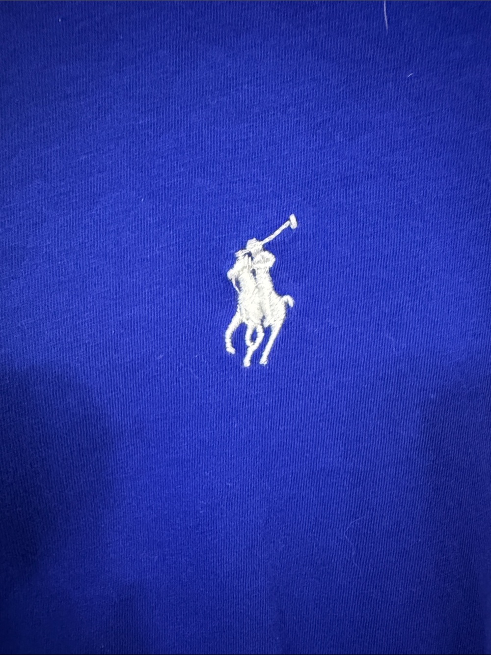Ralph Lauren Royal Blue Polo Tee Dress with Pony Logo - Picture 3 of 4